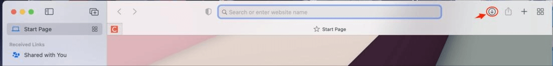 Иконка загрузок